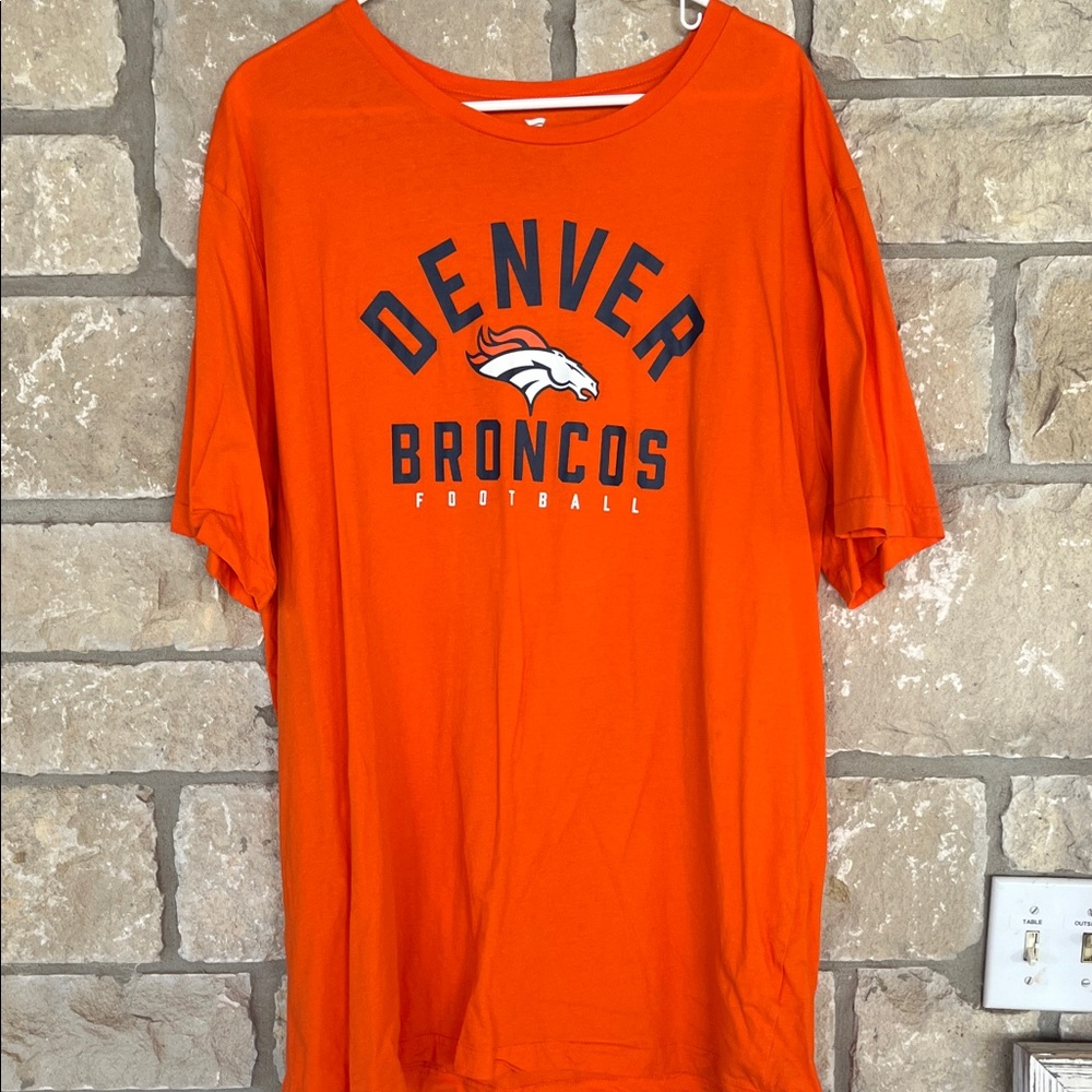 NWOT  Denver Broncos Orange Tee
